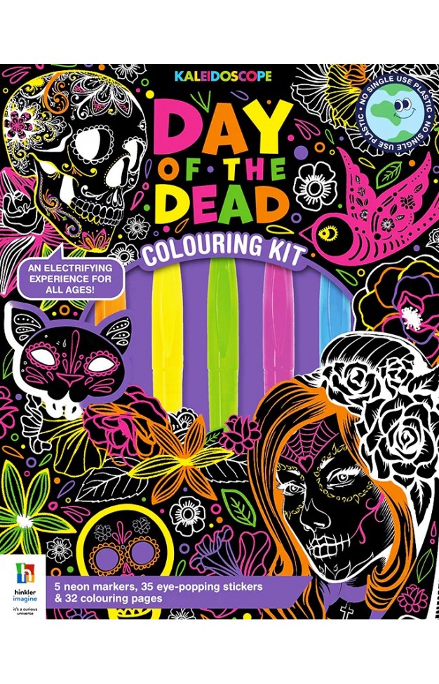 Kaleidoscope Colouring Kit: Day of the Dead